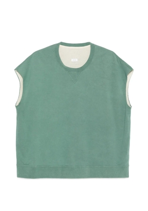 visvim crew-neck sleeveless sweatshirt - Green