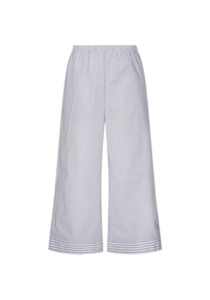 By Malene Birger Mirabello striped trousers - White