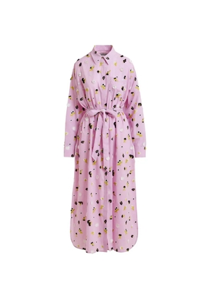 Essentiel Antwerp floral belted midi dress - Pink