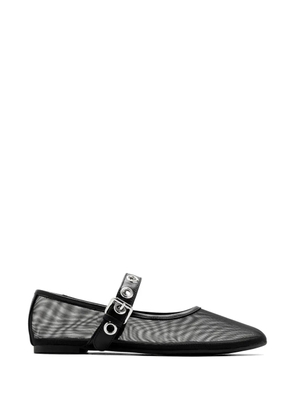 Senso Constance eyelet-strap ballet flats - Black