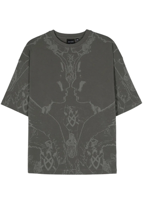 Daily Paper rythm outline-print cotton T-shirt - Green