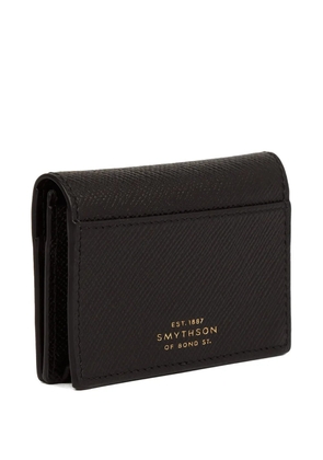 Smythson small Panama snap-closure wallet - Black