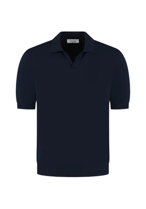 Gran Sasso polo-collar T-shirt - Blue