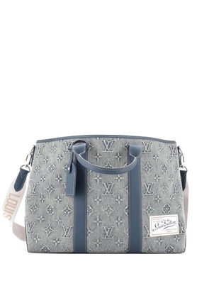 Louis Vuitton Pre-Owned Weekend NM Monogram Washed Denim tote bag - Blue