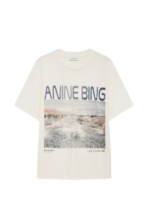 ANINE BING wildflower-graphic T-shirt - White