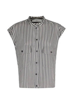 Tela striped pocket shirt - Grey