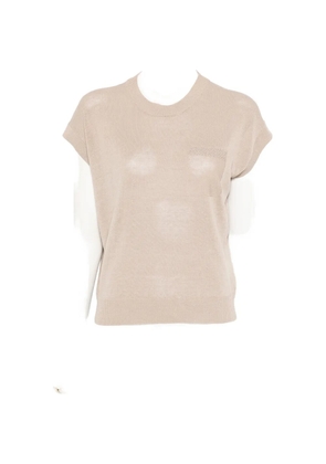 Peserico crew-neck top - Neutrals