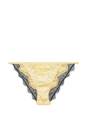 ROTATE BIRGER CHRISTENSEN x Love Stories lace briefs - Yellow
