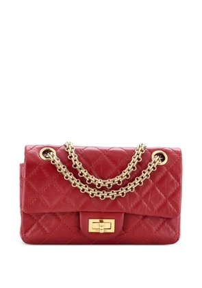 CHANEL Pre-Owned Reissue 2.55 Flap Bag Quilted Aged Calfskin 224 crossbody bag - Red
