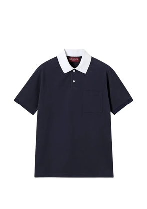 Gucci pocket polo shirt - Blue