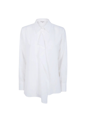 Antonelli long-sleeved ruffled shirt - White