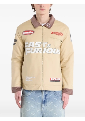 PUMA x Fast & Furious corduroy-collar shirt jacket - Neutrals