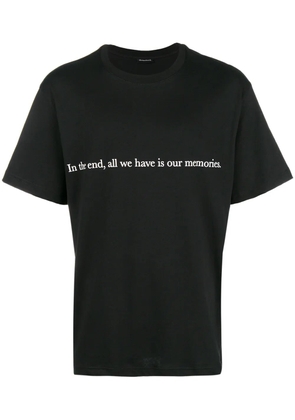Throwback. Memories T-shirt - Black