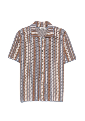 Altea striped buttoned shirt - Blue
