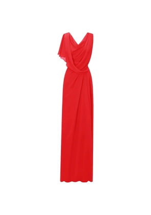 Gemy Maalouf V-back maxi dress - Red