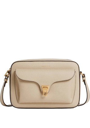 Coccinelle large Beat flap shoulder bag - Neutrals