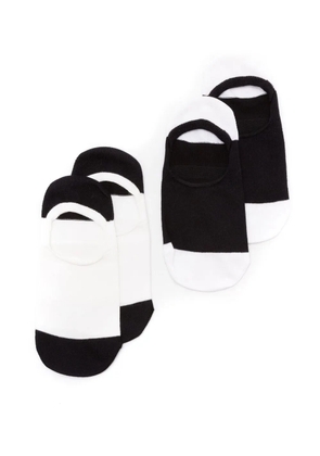 Osklen logo colour-block ankle socks - Black