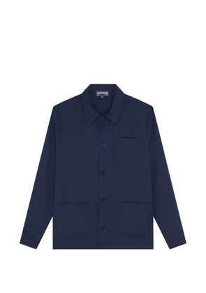 Vilebrequin Micro Carreaux shirt jacket - Blue