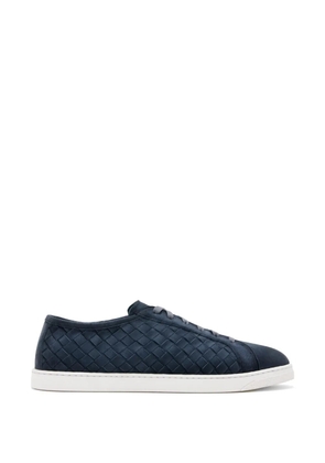 Magnanni woven suede sneakers - Blue