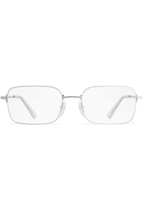 Balenciaga Eyewear Invisible rectangle-frame sunglasses - Silver