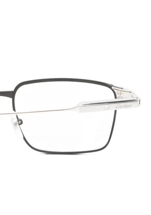 Cartier Eyewear rectangle-frame glasses - Grey