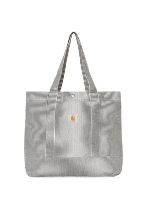 Carhartt WIP Mercer striped tote bag - White