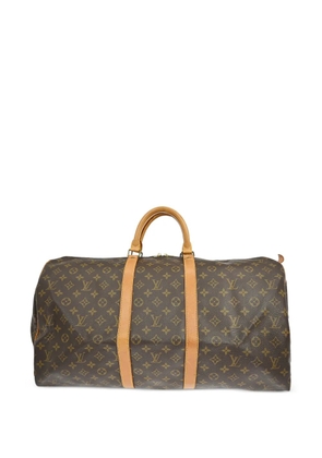 Louis Vuitton Pre-Owned 1991 55 Keepall monogram handbag - Brown