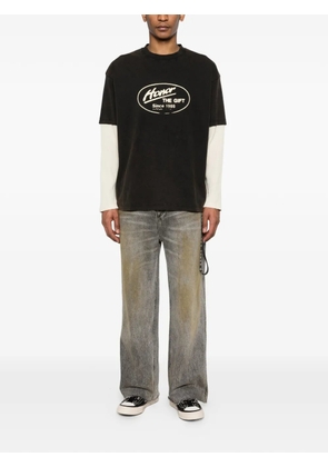 44 LABEL GROUP strap-detail jeans - Grey