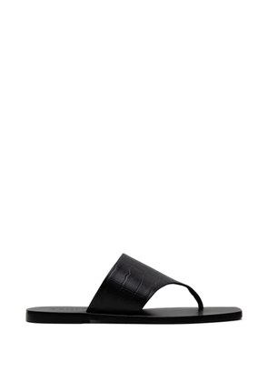 A.EMERY The Paton croc-effect sandals - Black