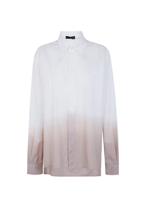 Maria Calderara dip-dye-effect shirt - White