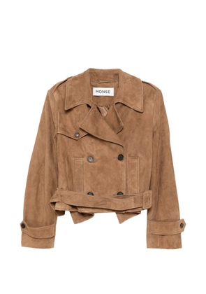 Monse double-breasted jacket - Brown