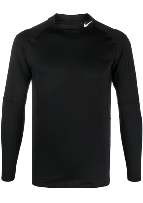 Nike Dri-FIT Fitness mock-neck T-shirt - Black