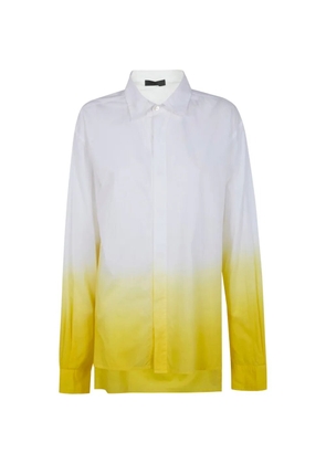 Maria Calderara dip-dye-effect shirt - White