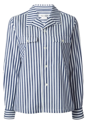 Comme Des Garçons Comme Des Garçons striped shirt - Blue