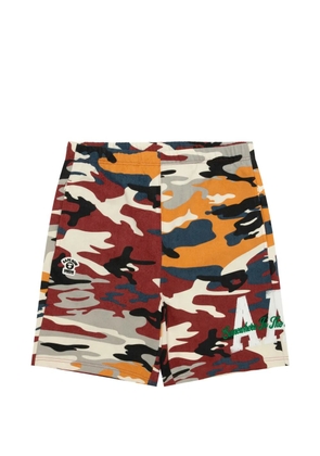 AAPE BY *A BATHING APE® camouflage-print shorts - Red