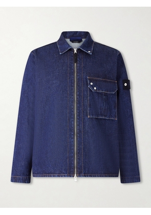 Stone Island - Denim Overshirt - Men - Blue - S