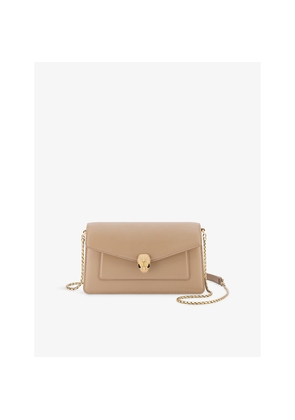 Womens Bvlgari Serpenti Forever Small Leather Shoulder Bag