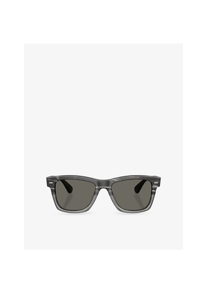 Oliver Peoples Ov5393Su Oliver Square-Frame Acetate Sunglasses