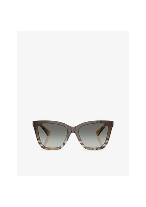 Womens Burberry Be4470 Square-Frame Acetate Sunglasses