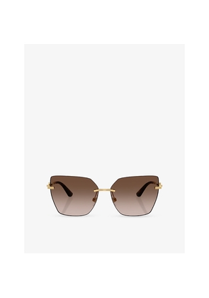 Womens Dolce & Gabbana Dg2321 Cat-Eye Metal Sunglasses