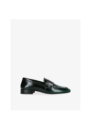 Womens Dries Van Noten Penny Leather Loafers