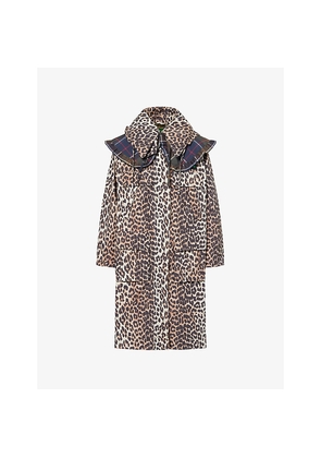 Womens Barbour x Ganni Waxed Cotton Jacket