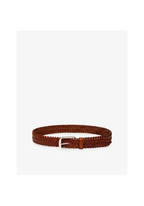 Mens Sandro Braided Leather Belt
