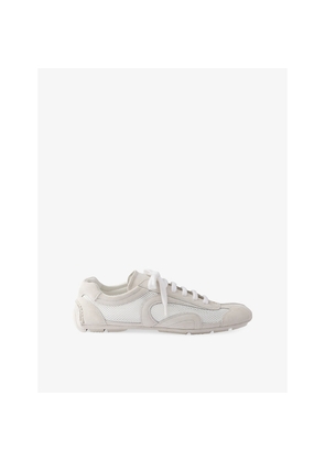 Mens Prada Montecarlo Re-Edition 2005 Suede and Mesh Trainers