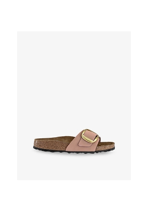 Womens Birkenstock Madrid Big Buckle Nubuck-Leather Sandals