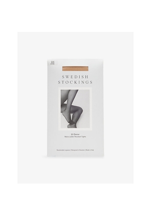 Womens Swedish Stockings Malva Sheer Woven Tights