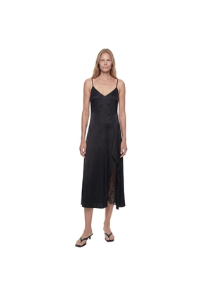 Satin Slip Midi Dress