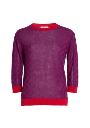 KALLMEYER Lennon Contrast-Trim Crewneck Tee - Moda Operandi
