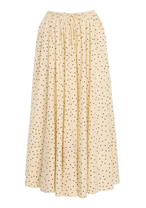 By Malene Birger Pheo Polka-Dot Cotton-Voile Midi Skirt - Moda Operandi