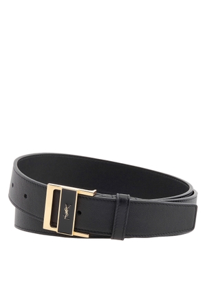 Saint Laurent Womens Gio Belt In Box Leather